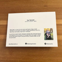 Load image into Gallery viewer, "Icy Sunset" Greeting Card