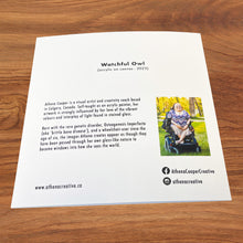 Load image into Gallery viewer, "Watchful Owl" Greeting Card