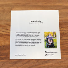 Load image into Gallery viewer, "Wistful Lola" Greeting Card